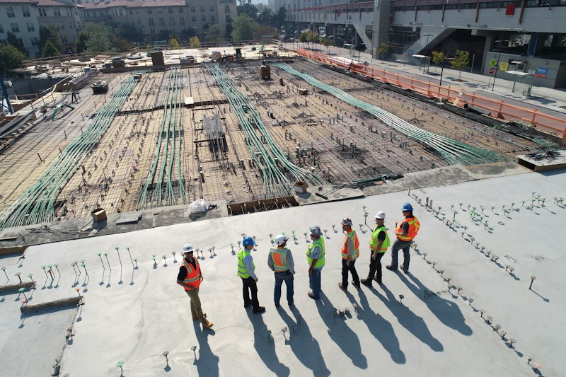 Construction site in Congo supervised by Archetype